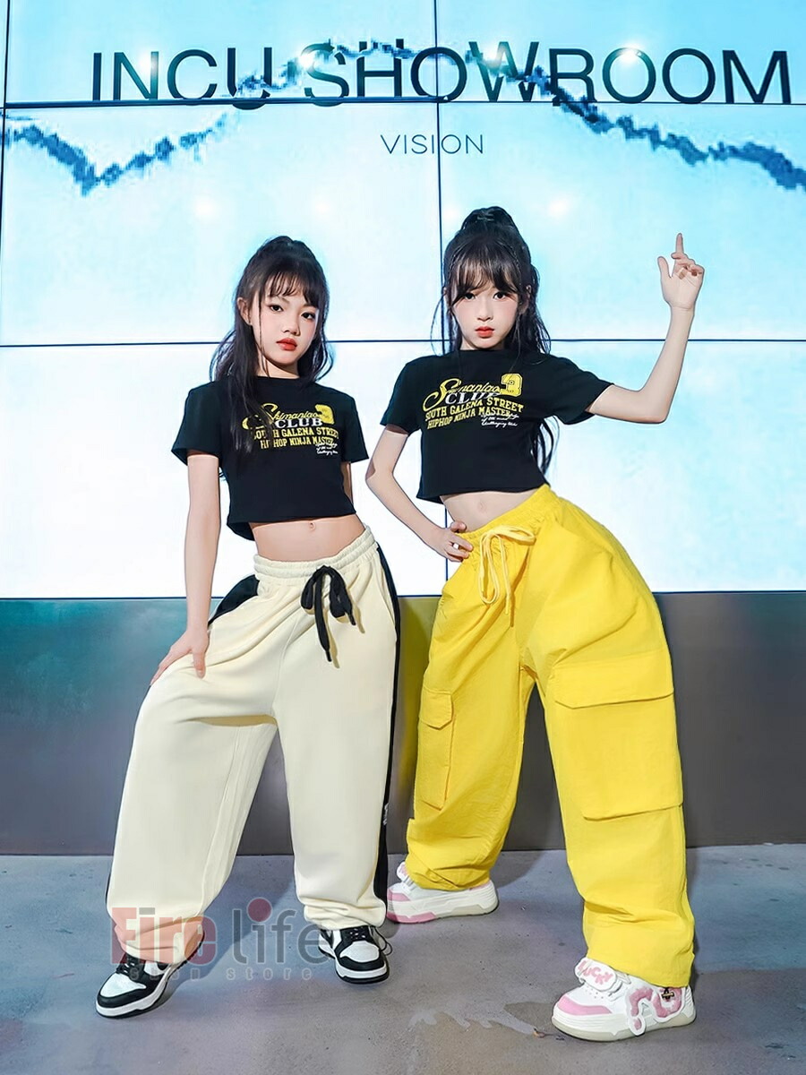 楽天市場】キッズダンス衣装 イエロー チアガール セットアップ 女の子