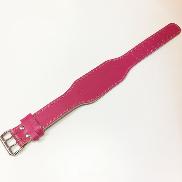 楽天市場】EXレザーベルト（ピンク XS・Sサイズ）[GOLD'S GYM_G