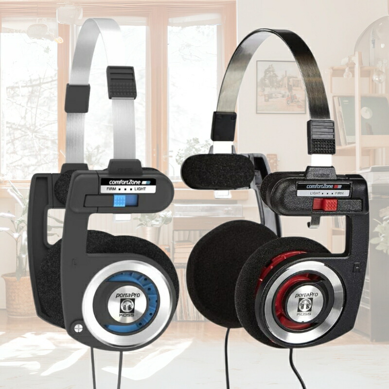 楽天市場】Koss PortaPro コス ポタプロ 有線 ヘッドホン ケース付き