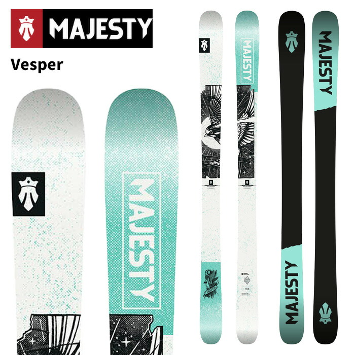 MAJESTY スキー用ストック ブラック MAJESTY スキー用ストック
