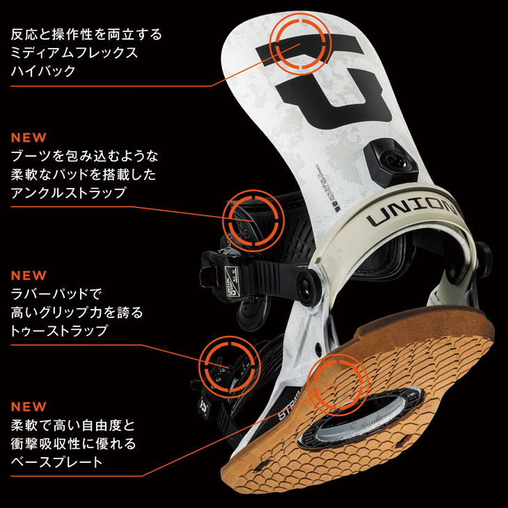 楽天市場】25-26 UNION ユニオン ビンディング バインディング STRATA