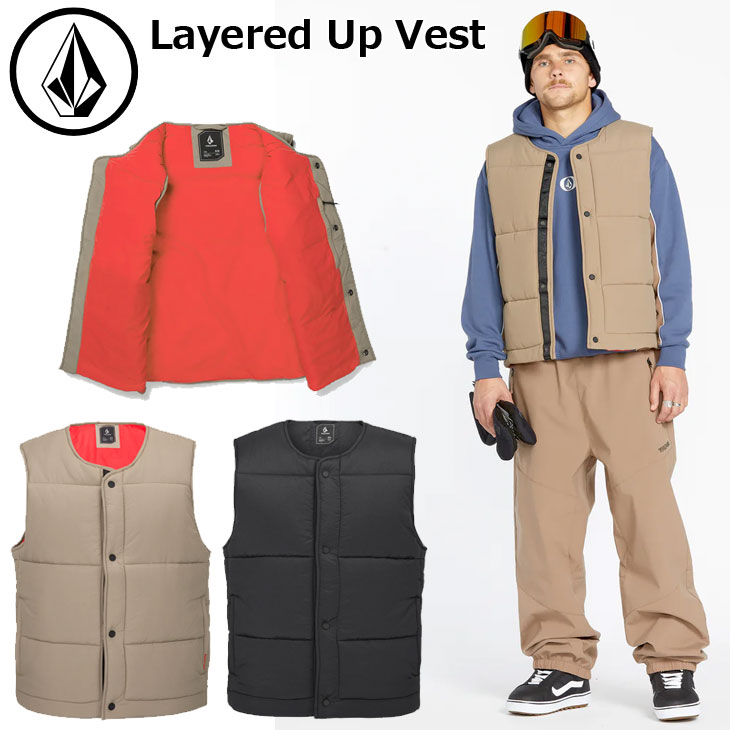 楽天市場】24-25 VOLCOM ボルコム ベスト スノーボード Mens Layered