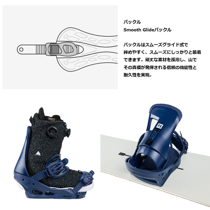楽天市場】24-25 BURTON バートン スノーボード ビンディングFreestyle