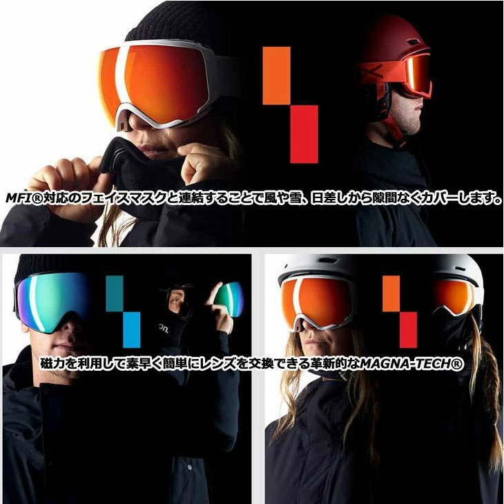 楽天市場】23-24 anon アノン ゴーグル M4 Goggles Low Bridge Fit