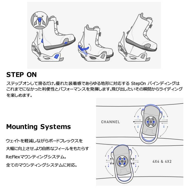 楽天市場】24-25 BURTON メンズ バインディングMen's【Step On Genesis