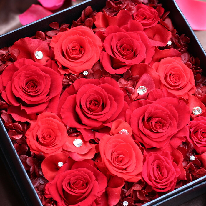 楽天市場】プロポーズ プリザーブドフラワー プレゼント《クリスタル