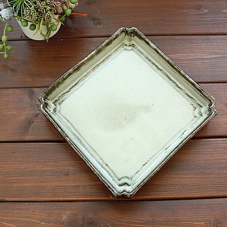 楽天市場】手造り 四角鉢(和食器 お皿 大皿 盛皿 角皿 手づくり 手造り