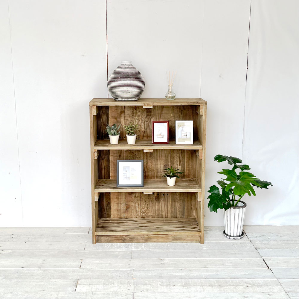 楽天市場】＼ クーポンで10%OFF ／ アンティーク シェルフ 背板付き