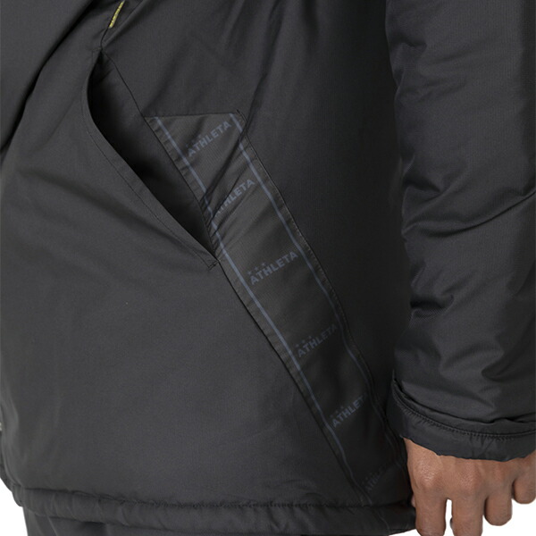 楽天市場】アスレタ 中綿ハーフコート 大人用 サッカー フットサル