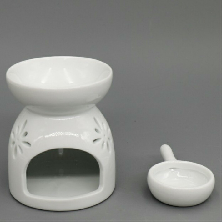楽天市場】アロマポット 陶器 おしゃれ キャンドルホルダー 北欧