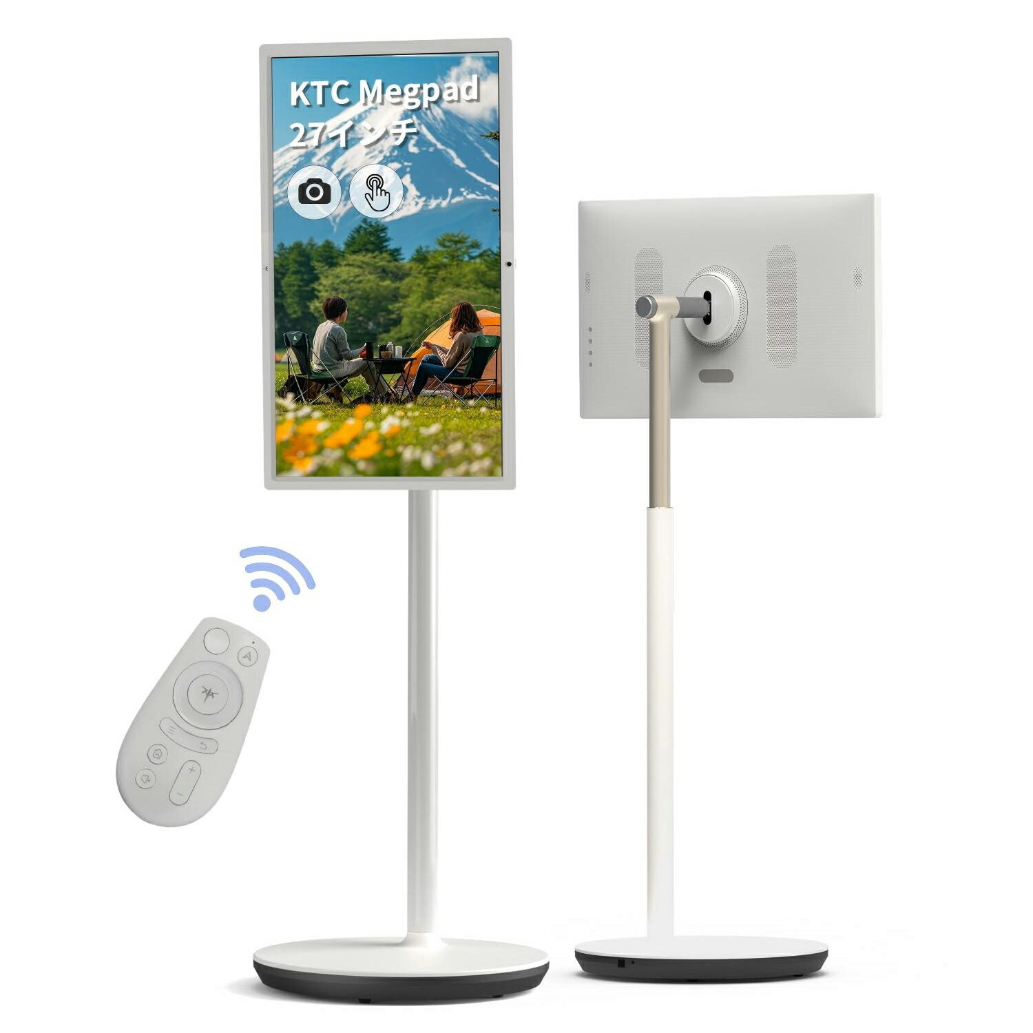 KTC MegPad 32型 4K UHD 移動式スマートタッチモニター Amazon.co.jp