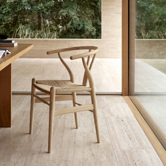 楽天市場】【即納】Yチェア CH24 正規品 オーク材 ソープ仕上げ 座面