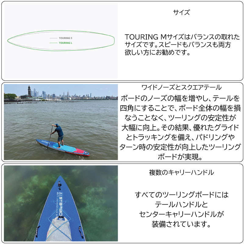 楽天市場】スターボード STARBOARD サップ ツーリングデラックス 14'0