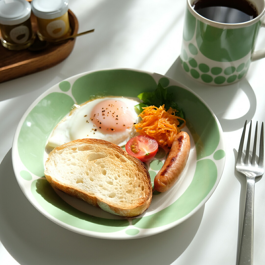 楽天市場】スンヌンタイ ライトグリーン プレート（アラビア／ARABIA