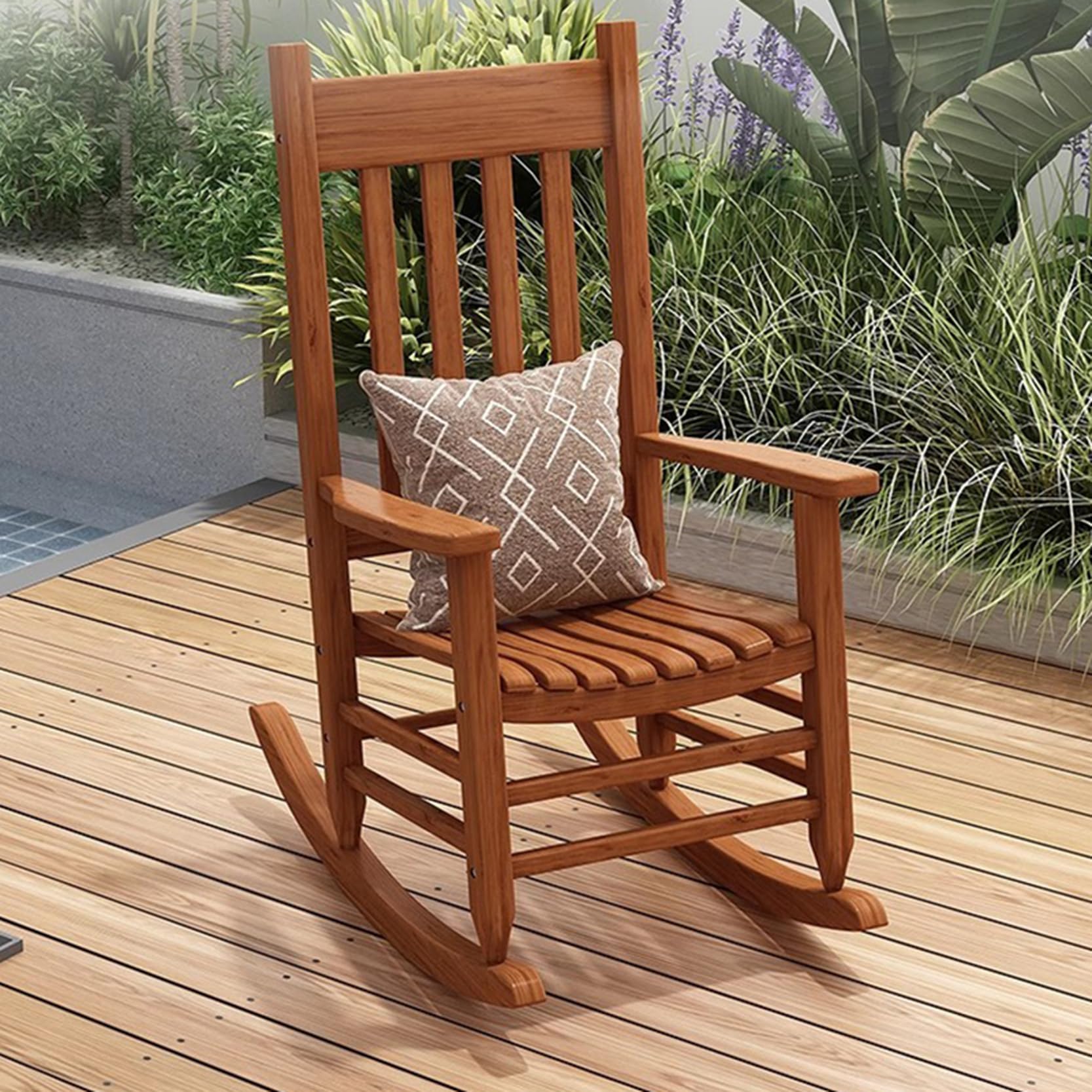 楽天市場】ロッキングチェア 木製のロッキングチェア 屋外/屋内/ポーチ