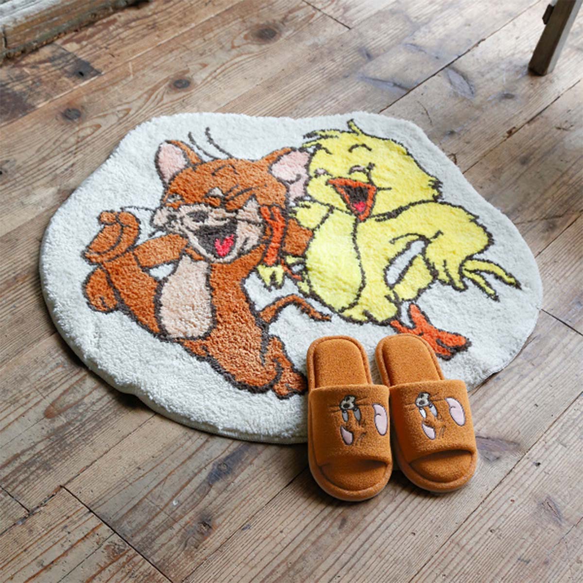 楽天市場】【LINE登録⇒クーポン配布中】 トムとジェリー ラグ