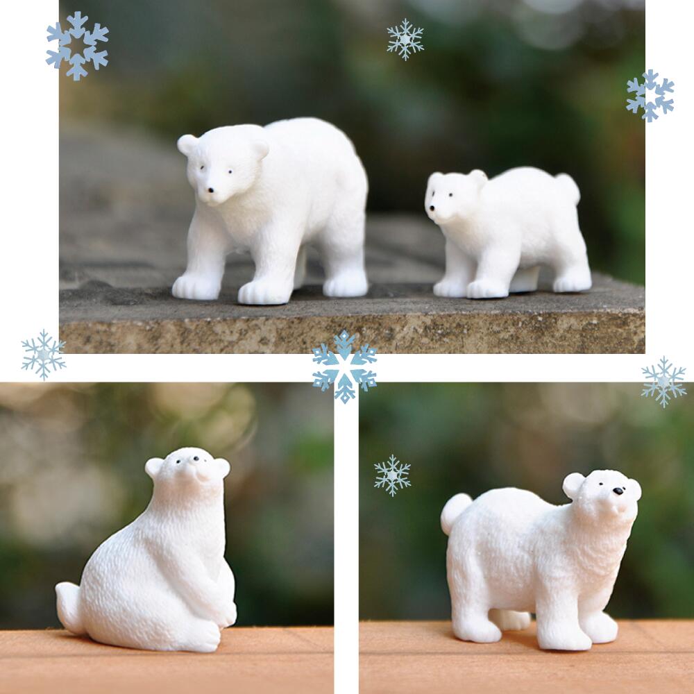 楽天市場】ミニチュアドール しろくま 9匹セット シロクマ 白熊