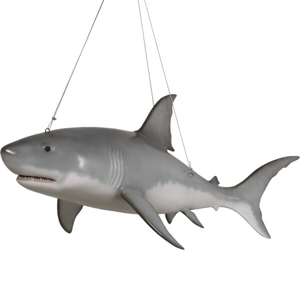 楽天市場】FRPアニマルオブジェ ホホジロザメ置物 動物 魚 鮫 サメ