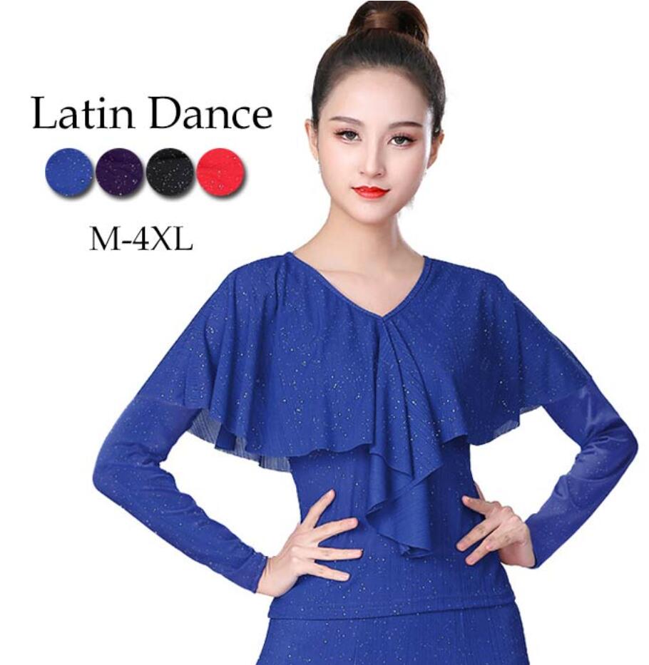楽天市場】社交ダンス トップス フラメンコ 衣装 かわいい 胸元フリル