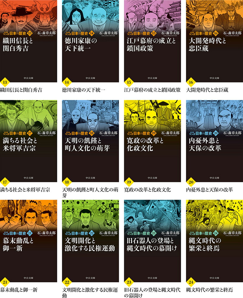 楽天市場】新装版 マンガ日本の歴史 文庫 全27巻 セット トートバッグ