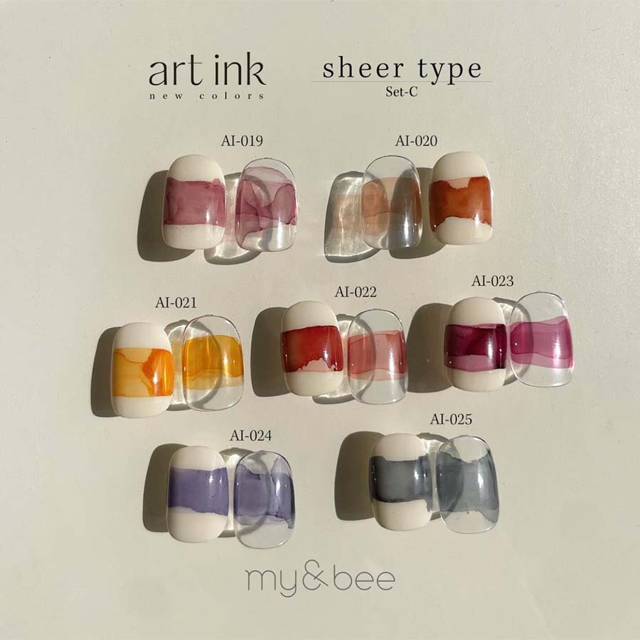 楽天市場】my&bee マイビー アートインク 7ml 全21色 AI-019~039