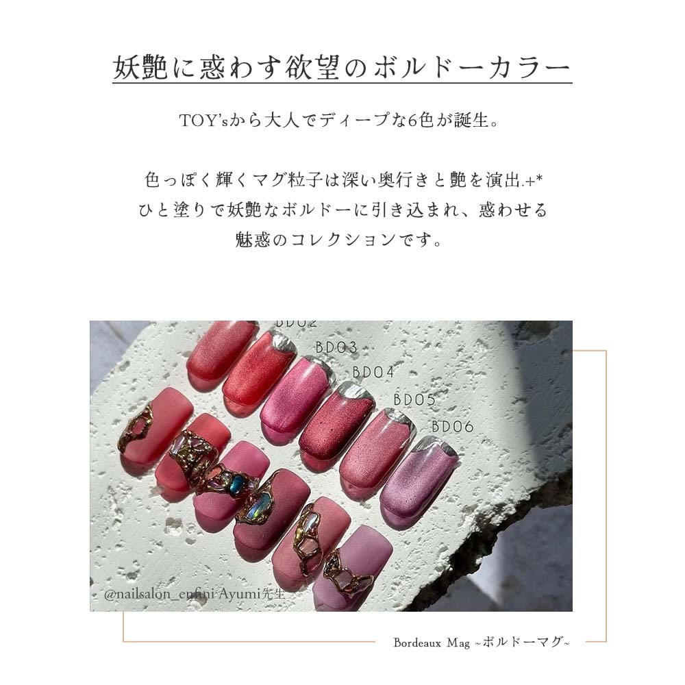 TOY's×INITY ボルドーマグコレクション 6色セット 【公式通販】