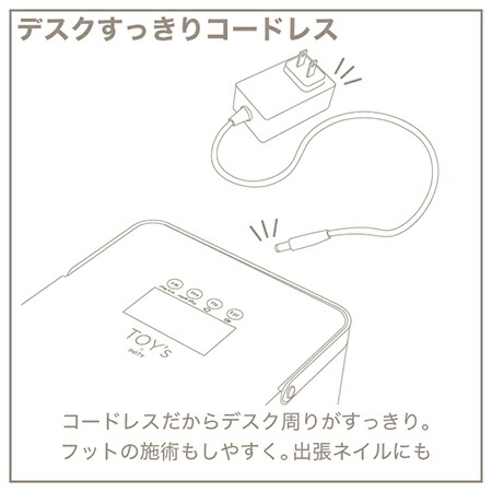 楽天市場】TOY's × INITY ハイブリッドライト UV/LEDライト 36W 充電式