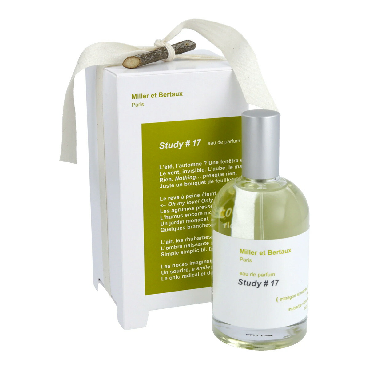 楽天市場】Miller et Bertaux 【オードパルファン香水100ml】 Study#17