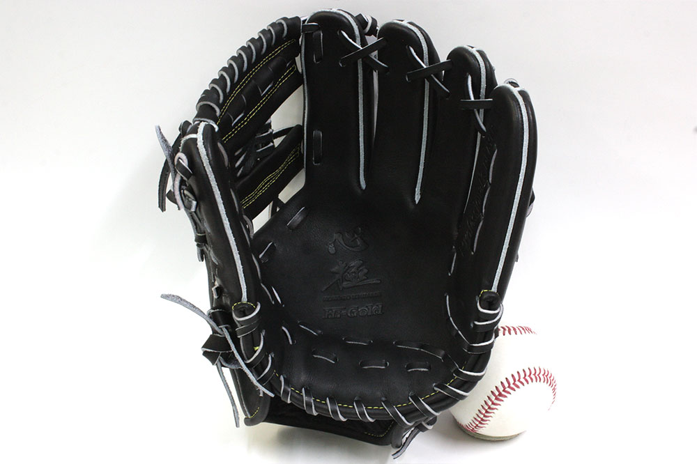 楽天市場】ハイゴールド 軟式グローブ 心極 KKG-5406 ブラック 内野手