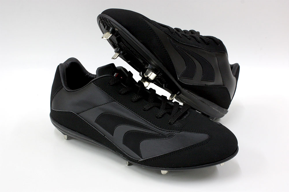 楽天市場】久保田スラッガー スパイク LS02 D-007B ブラック 紐式 樹脂