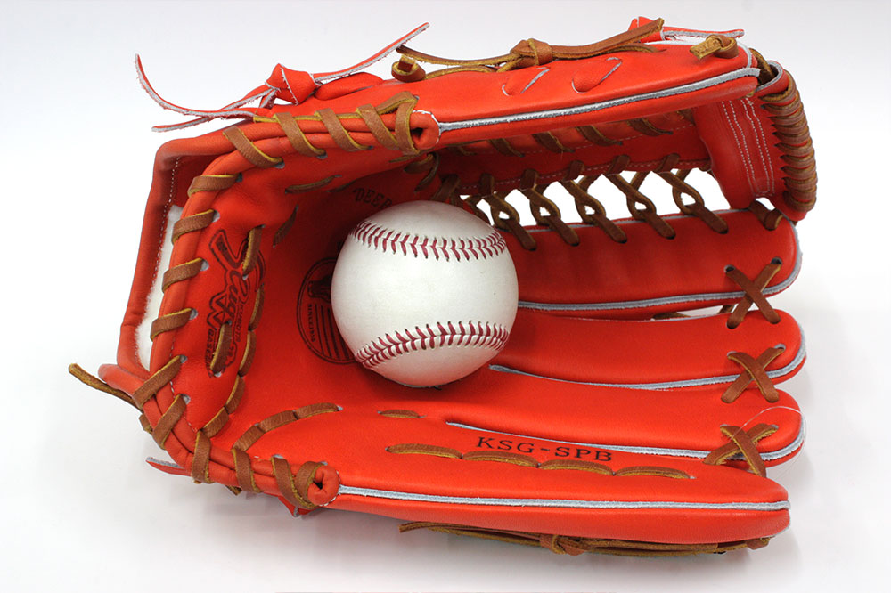 楽天市場】久保田スラッガー 硬式グローブ 外野手用 KSG-SPB Fオレンジ