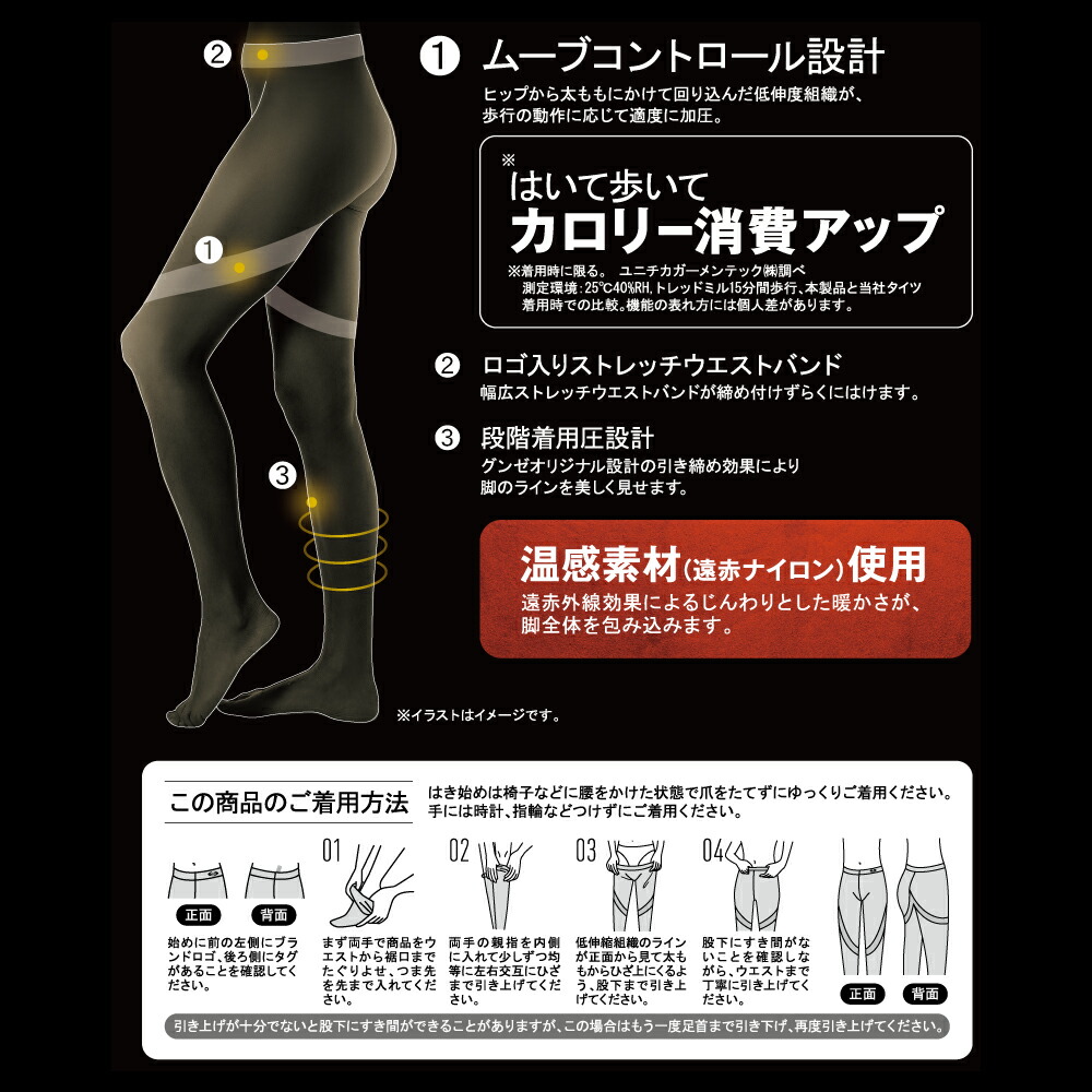 楽天市場】【SALE】ライザップ 着圧 タイツ レディース 秋冬 カロリー