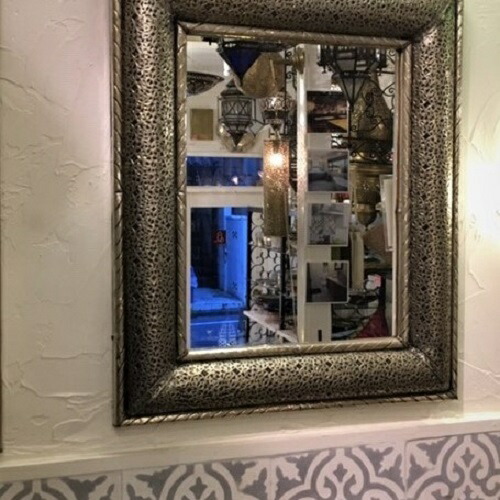 楽天市場】モロッカンミラー 「装飾ミラー M」モロッコ 鏡 モロッコ