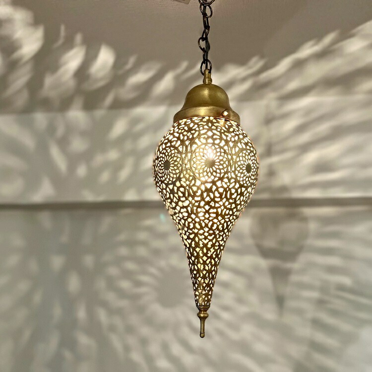 楽天市場】モロッコ真鍮ランプ「ボヤージュS/ゴールド」ペンダント