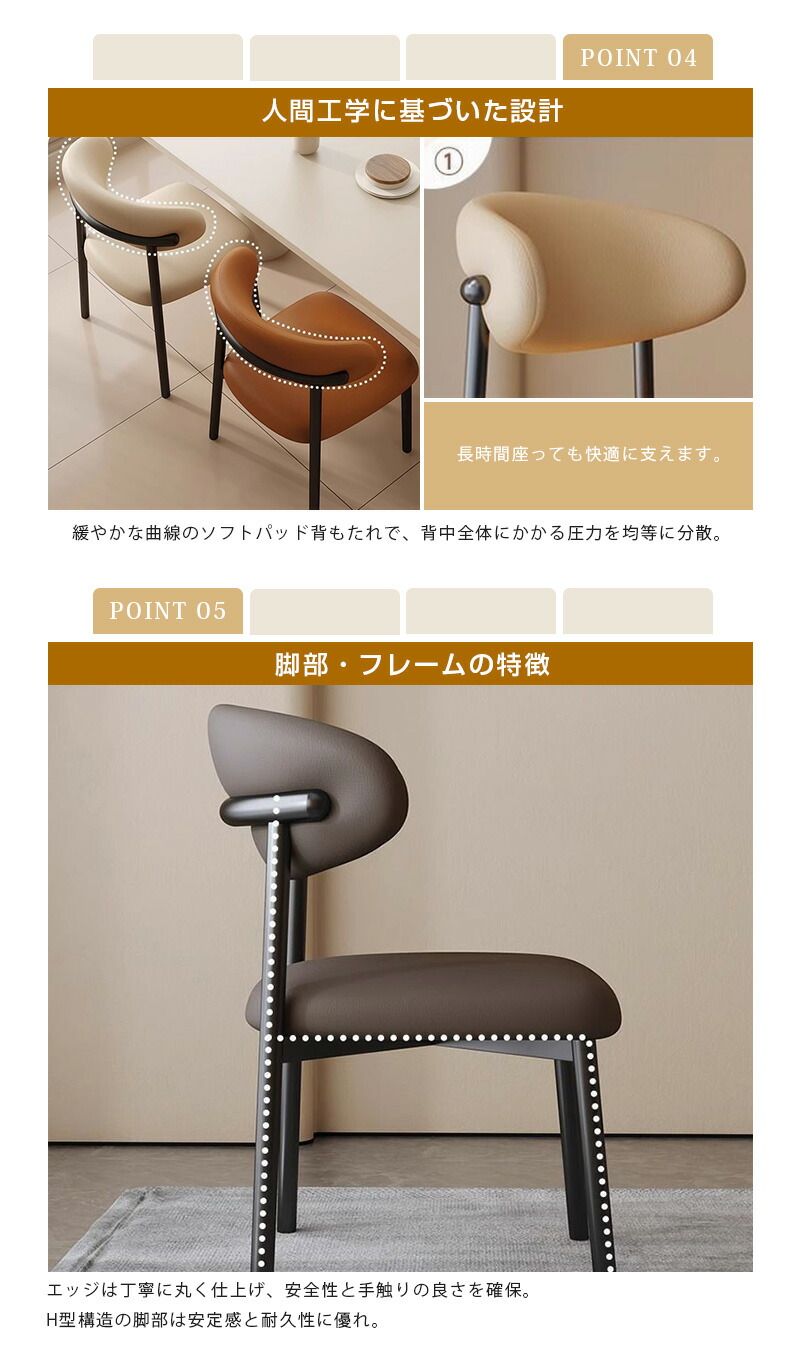 楽天市場】選べる3タイプ ダイニングチェア 1脚 / 2脚セット