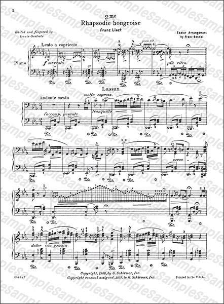 楽天市場】楽譜 リスト/ハンガリー狂詩曲 第2番(【79258】/50270500