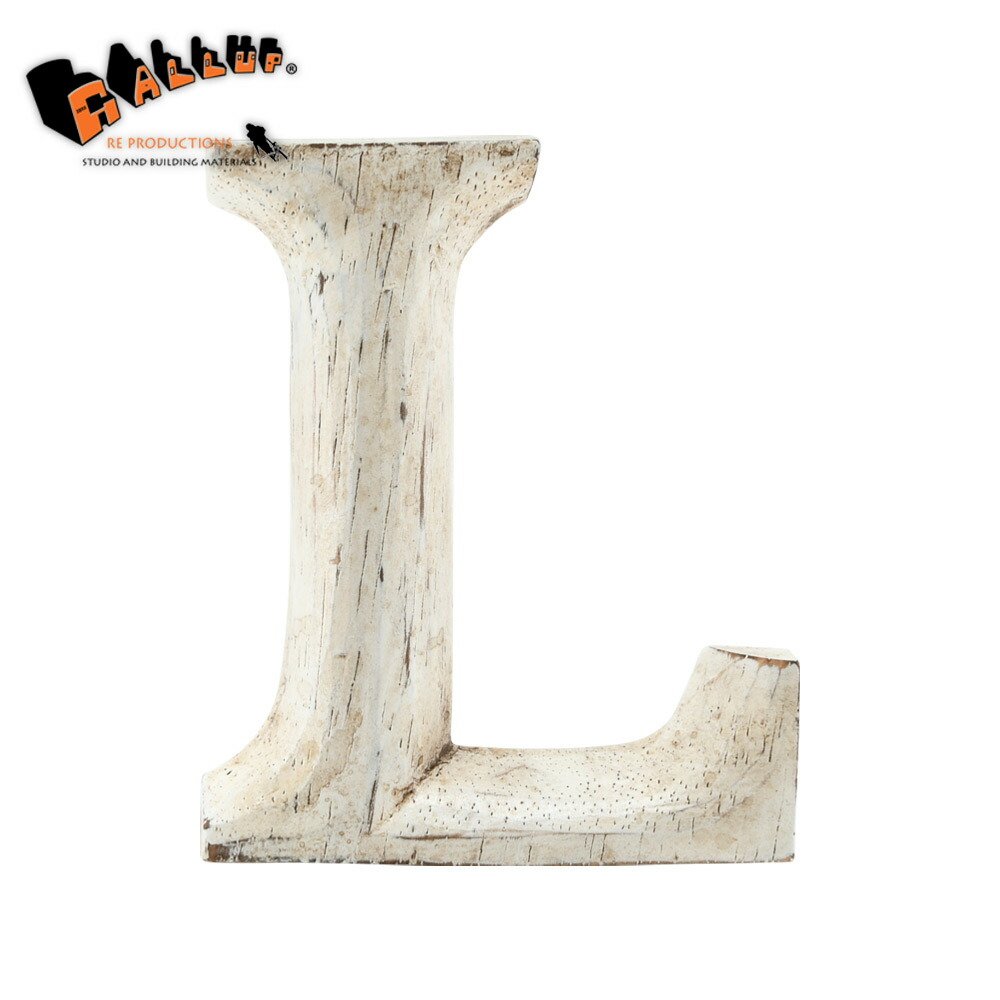 楽天市場】ウッドカービング レター 「L」[ネコポス可]【切り文字 英字