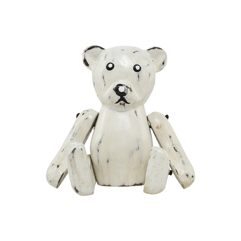 楽天市場】ウッドカービング ポーラーテディ トイ (S)【シロクマ