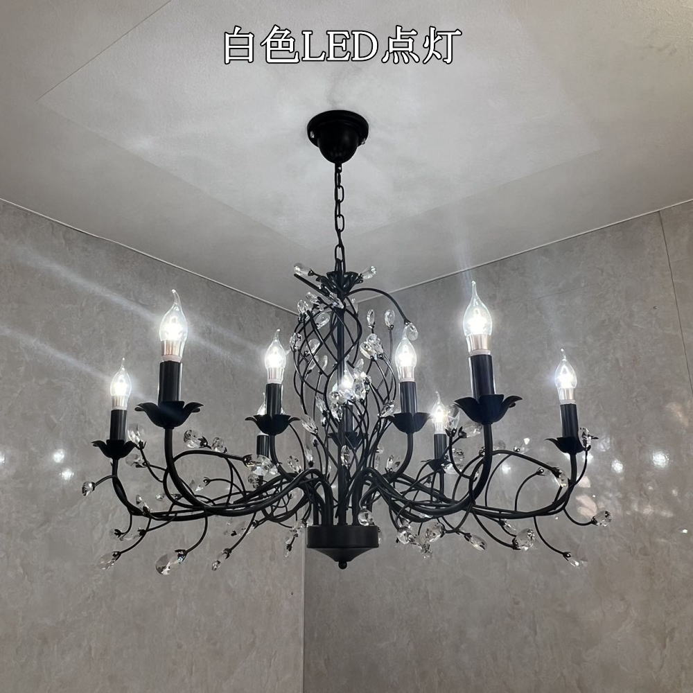 楽天市場】【期間限定pt3倍】引掛シーリング対応 キャンドル 9灯 LED