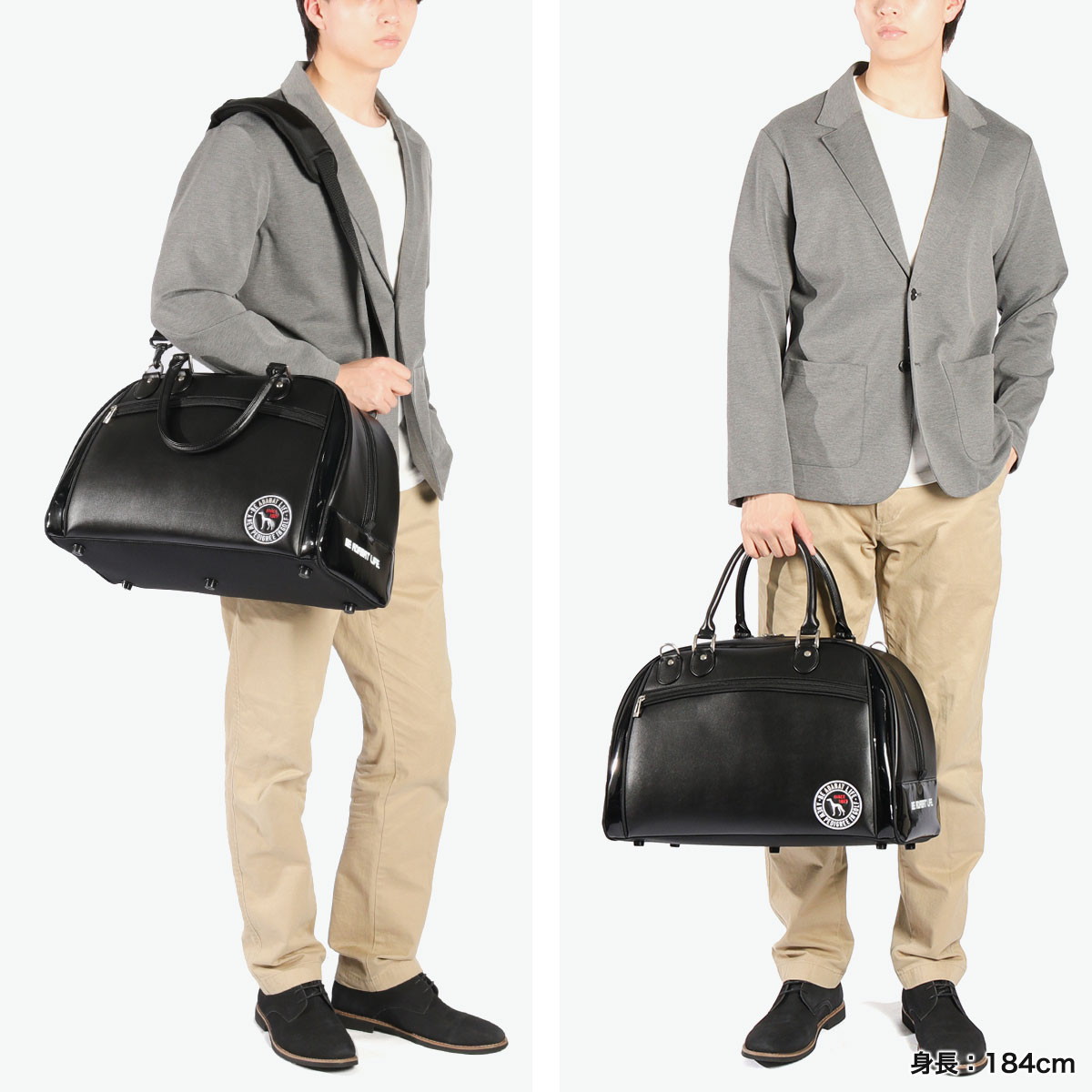 楽天市場】【最大44倍 3/10迄】 アダバット ボストンバッグ メンズ 大