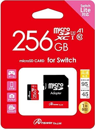 楽天市場】【新品】Switch Answer microSDXCカード (256GB)【SD