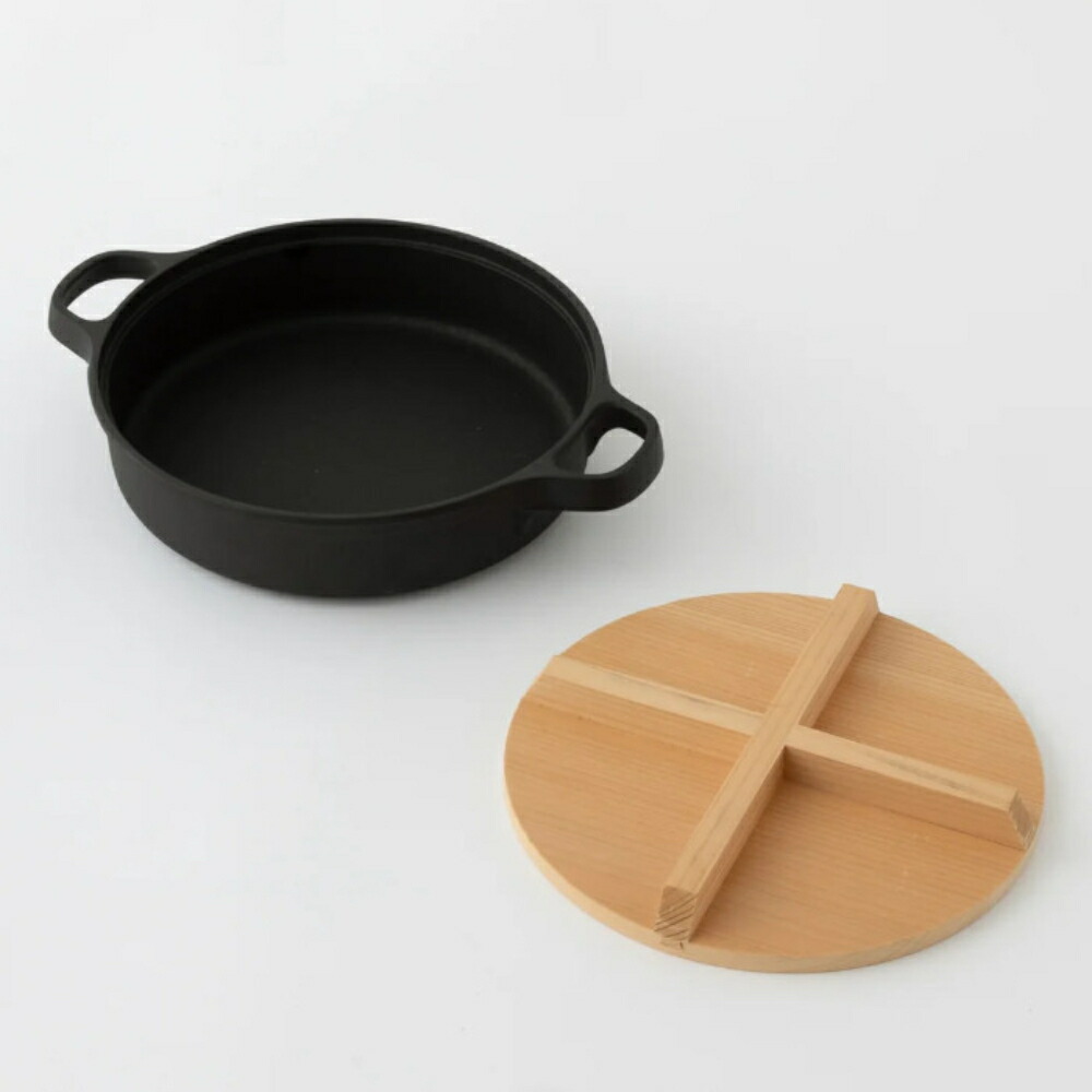 楽天市場】OIGEN 及源鋳造 南部鉄器 鉄鍋 JYO 木蓋付き 日本製 IH対応