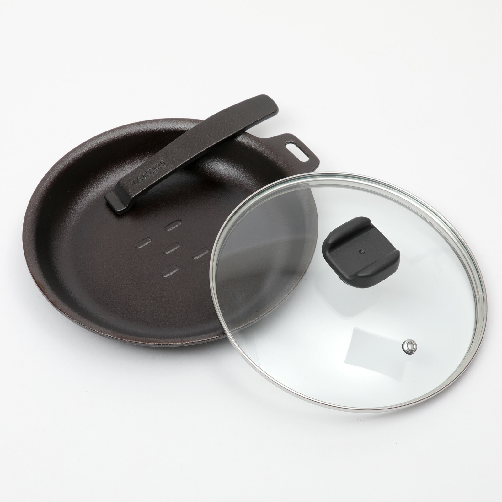 楽天市場】ヤマコー TANZO5 20cm ガラス蓋 たん造 鉄フライパン20cm