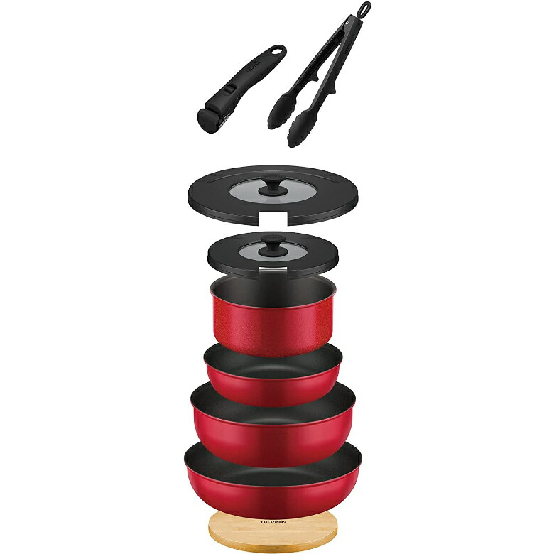 楽天市場】【特別価格】サーモス IHセット 取っ手のとれるフライパン9