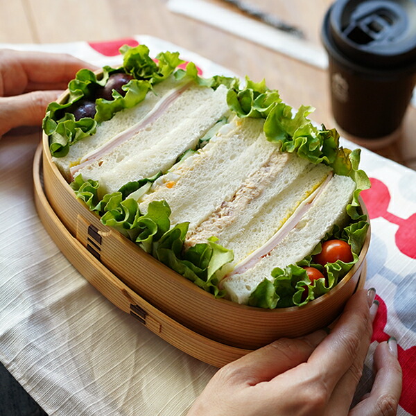 楽天市場】曲げわっぱ 弁当箱 小判型 大 栗久 わっぱ弁当 国産 日本製