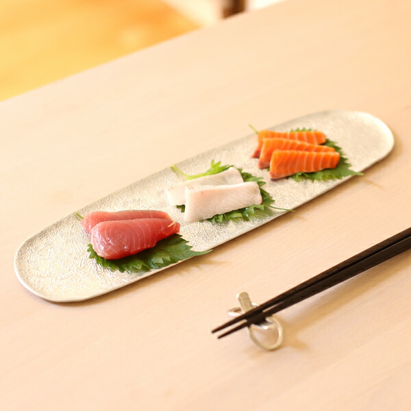 楽天市場】能作 長皿 氷割 錫製 nousaku のうさく : がらんどう