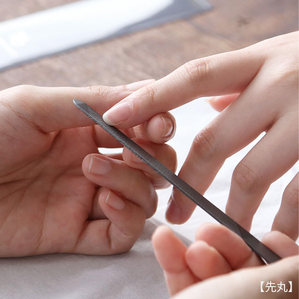 楽天市場】YOSHIDA YASURI 爪ヤスリ マットブラック 先尖り/先丸 化粧