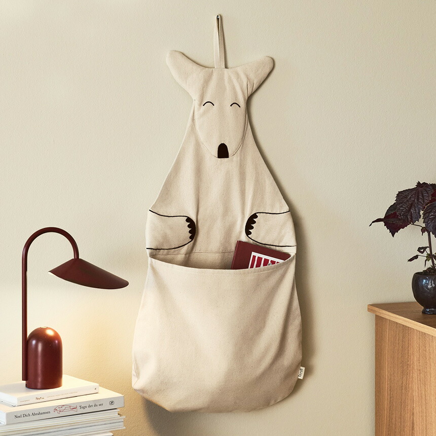 楽天市場】ferm LIVING ファームリビング カンガルー ウォールポケット