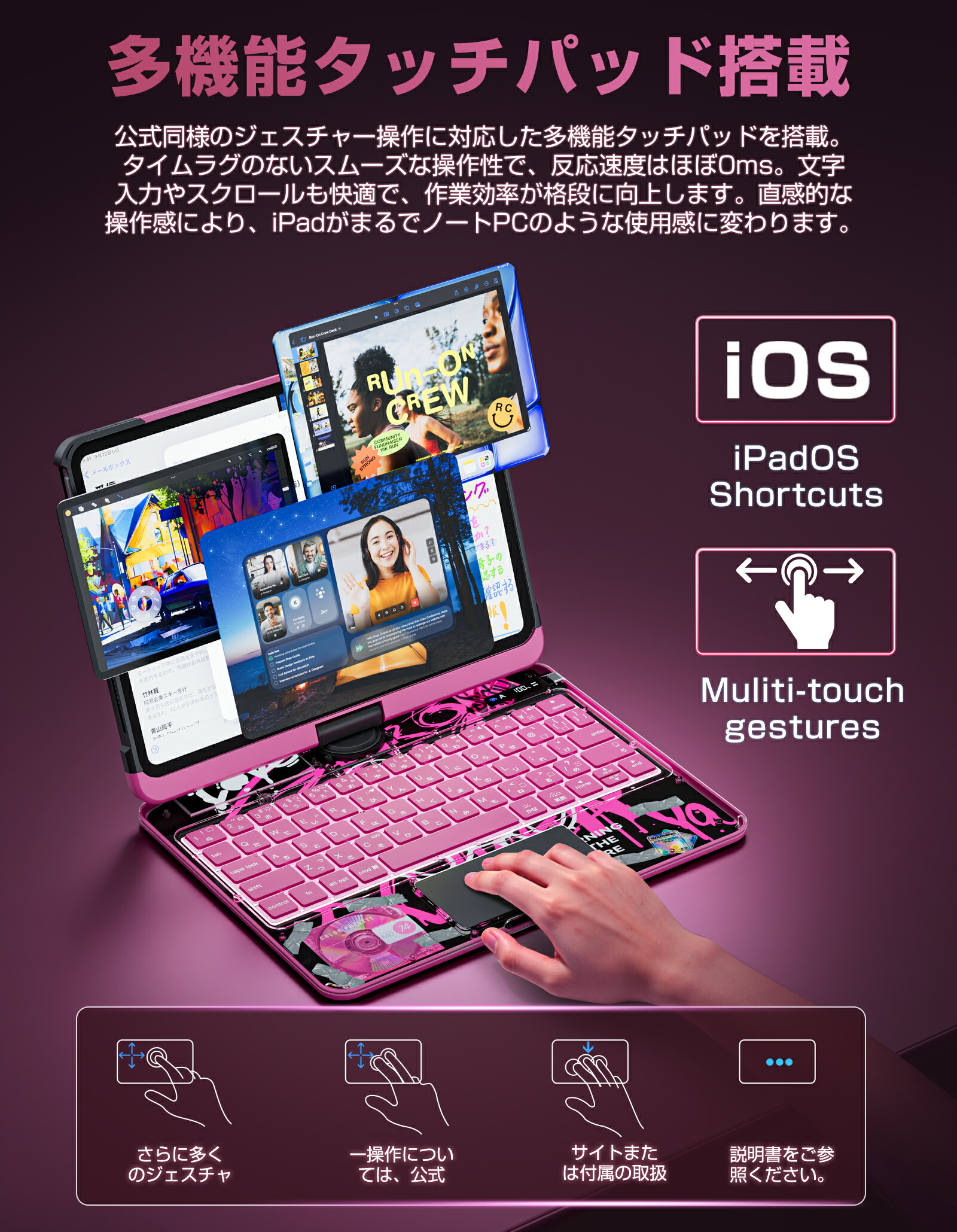 楽天市場】【レビュー特典開催中】iFacemall iPad マジックキーボード