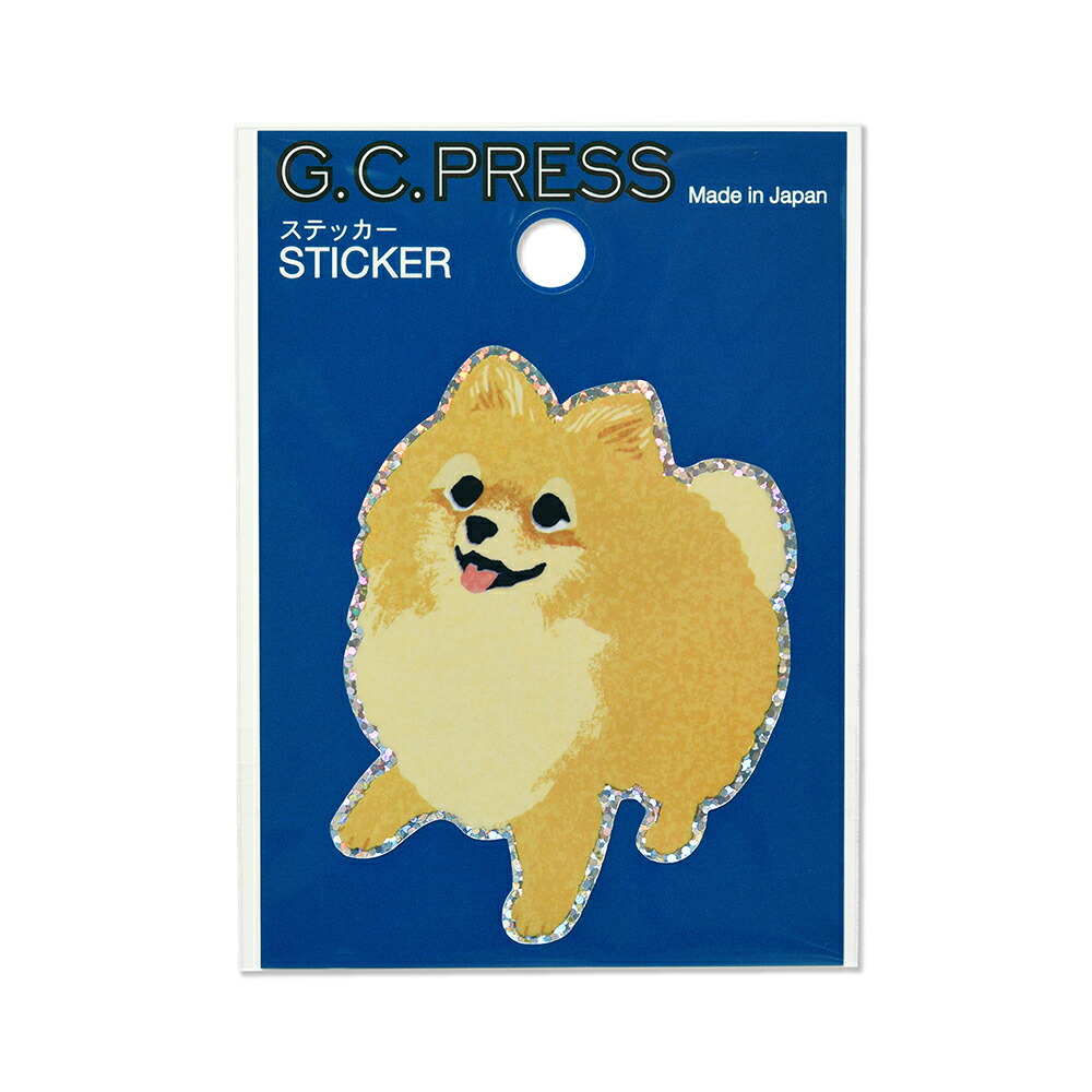 楽天市場】耐水耐光仕様ステッカー ポメラニアン (100×70mm 1枚入)522